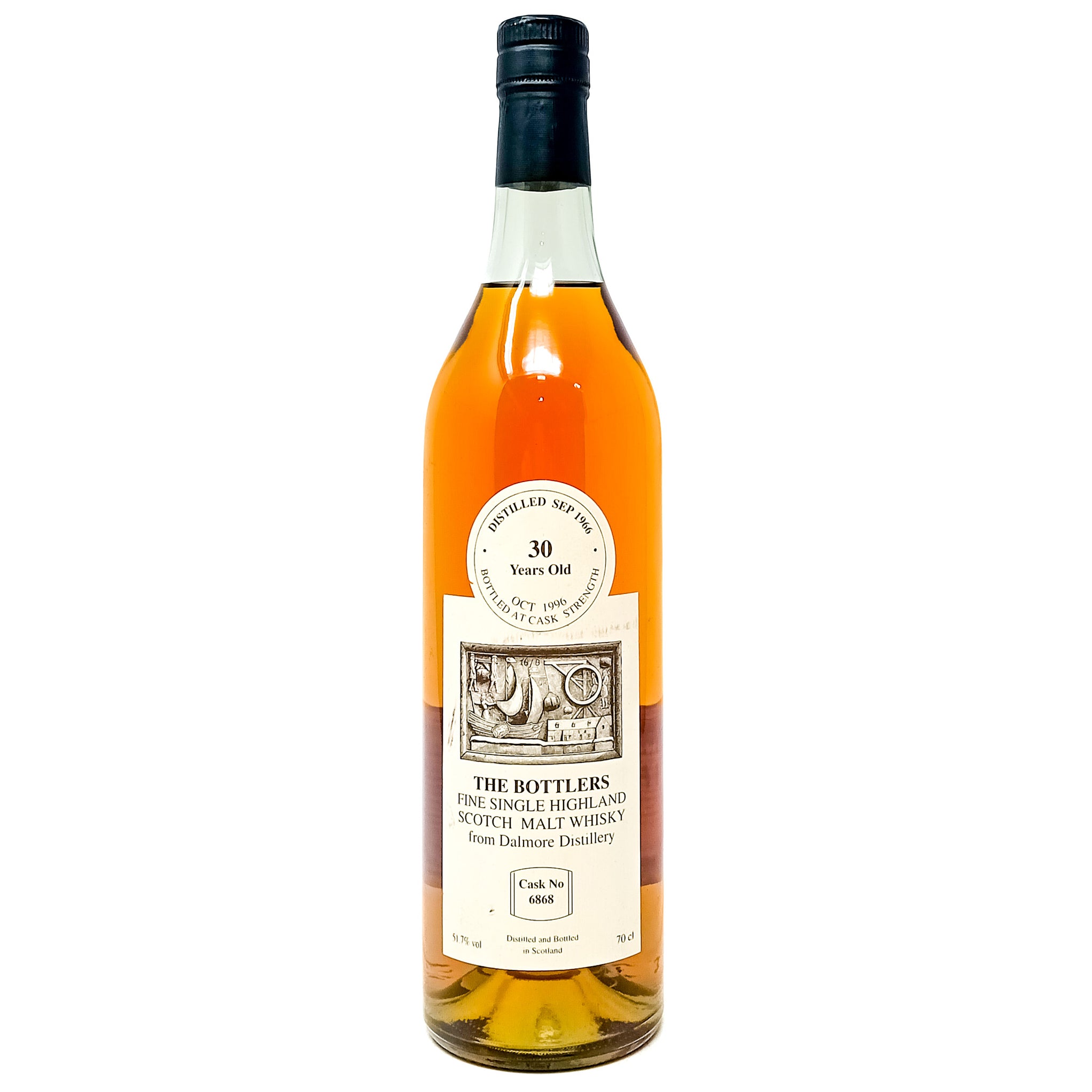 Dalmore 1966 30 Year Old The Bottlers Single Malt Scotch Whisky, 70cl,