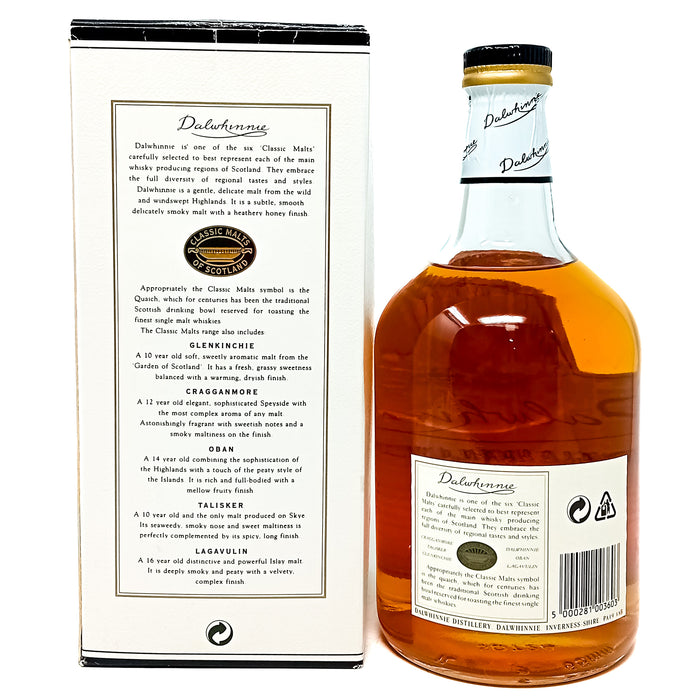 Dalwhinnie 15 Year Old Single Malt Scotch Whisky, 1L, 43% ABV
