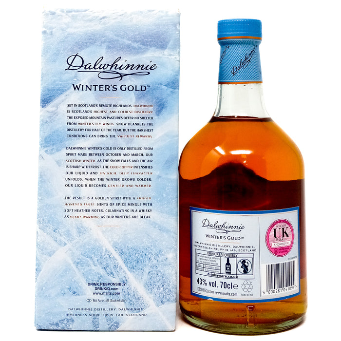 Dalwhinnie Winter's Gold Single Malt Scotch Whisky, 70cl, 43% ABV