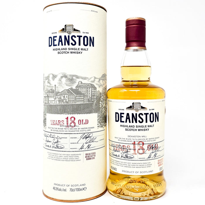 Deanston 18 Year Old Single Malt Scotch Whisky, 70cl, 46.3% ABV