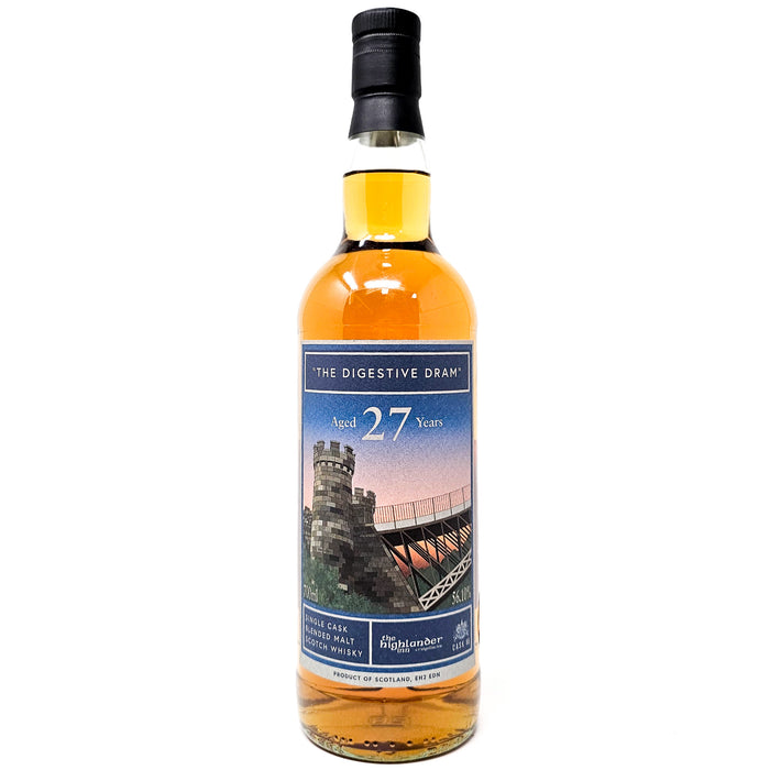 The Digestive Dram 27 Year Old Blended Malt Highlander Inn & Cask 88 Blended Malt Scotch Whisky, 70cl, 56.10% ABV