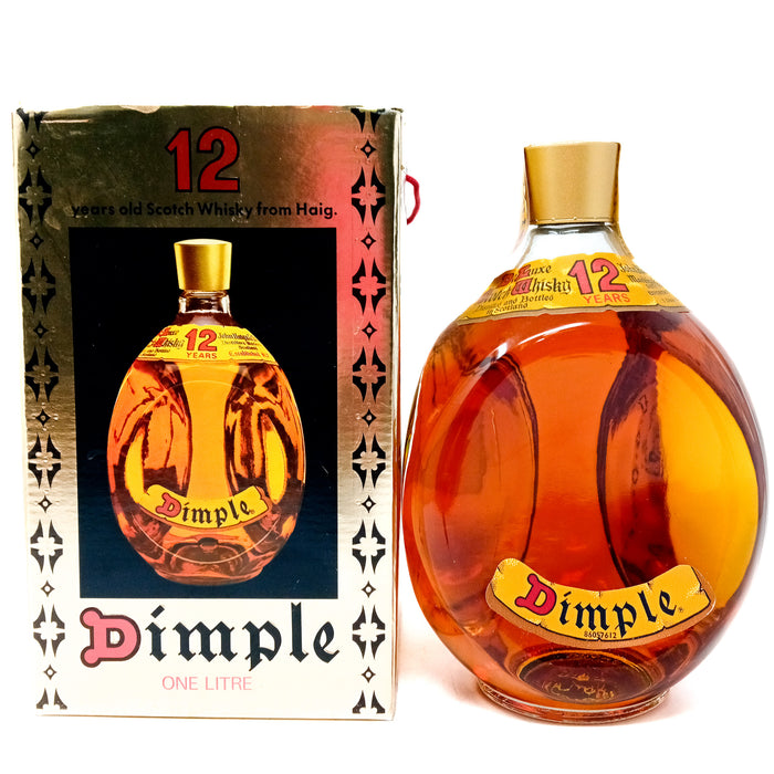 Dimple De Luxe 12 Year Old Scotch Whisky, 1L, 43% ABV