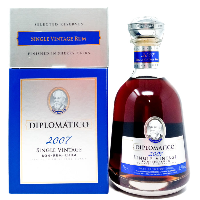 Diplomatico 2007 Sherry Cask Finish Rum, 70cl, 43% ABV