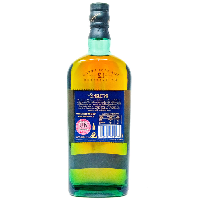 Singleton of Dufftown 12 Year Old Single Malt Scotch Whisky, 70cl, 40% ABV
