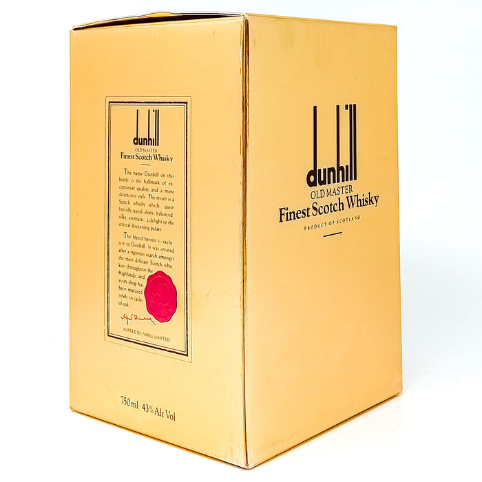 Dunhill Old Master Blended Scotch Whisky, 75cl, 43% ABV