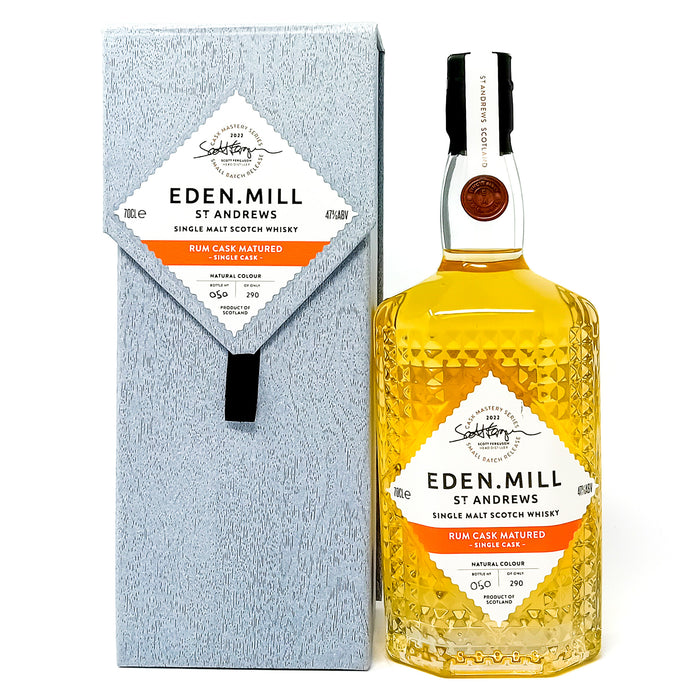 Eden Mill Rum Cask Matured Mystery Series 2022 Single Malt Scotch Whisky, 70cl, 47% ABV