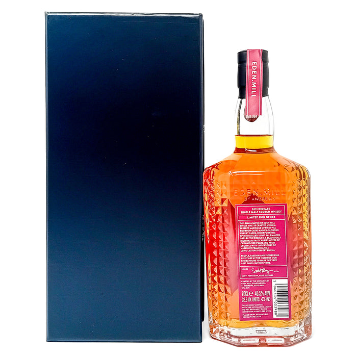 Eden Mill 2021 Limited Release Single Malt Scotch Whisky, 70cl, 46.5% ABV