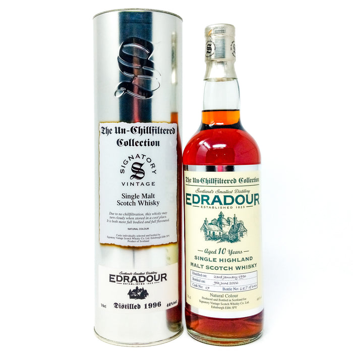 Signatory Vintage Un-Chillfiltered Collection Edradour 10 Year Old