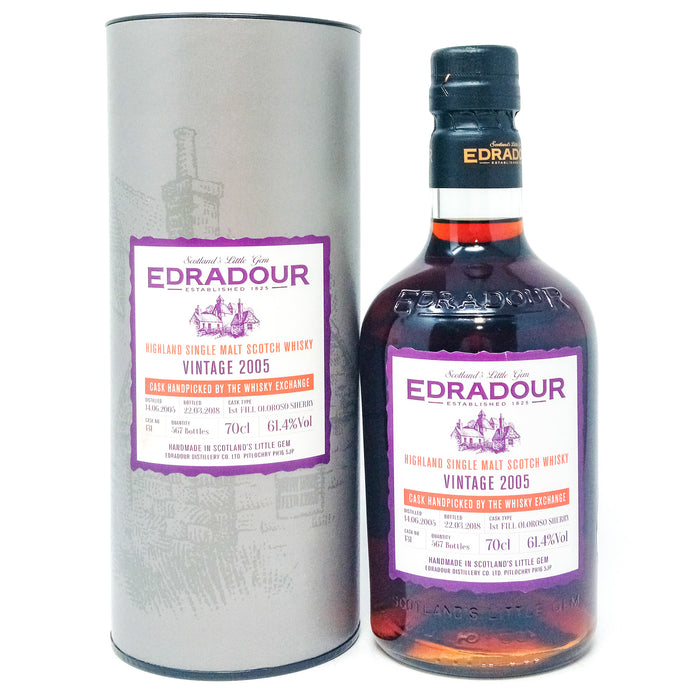 Edradour 2005 Single Cask #131 for The Whisky Exchange Single Malt Scotch Whisky, 70cl, 61.4% ABV
