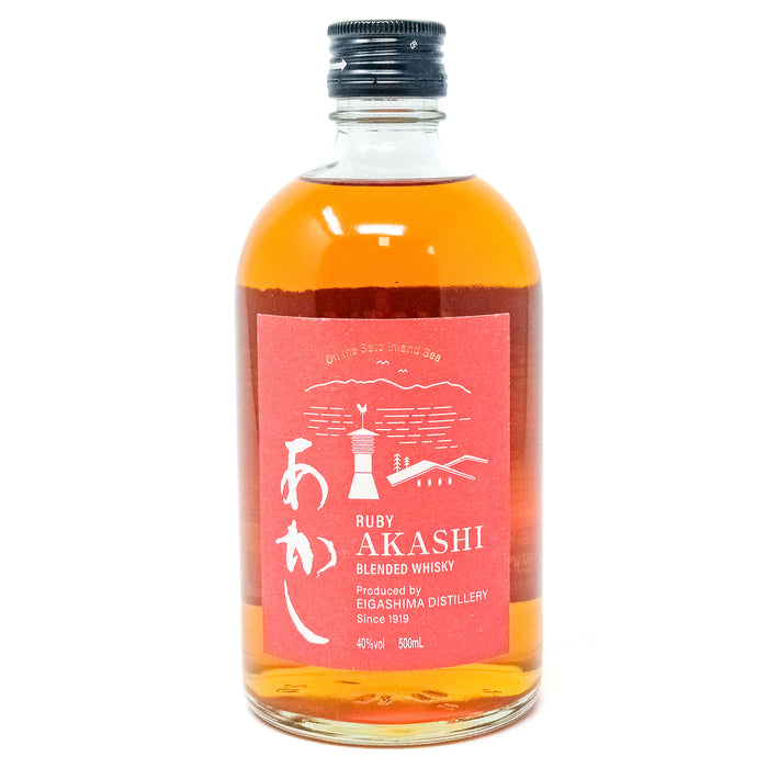 Eigashima Ruby Akashi Blended Japanese Whisky, 50cl,40% ABV