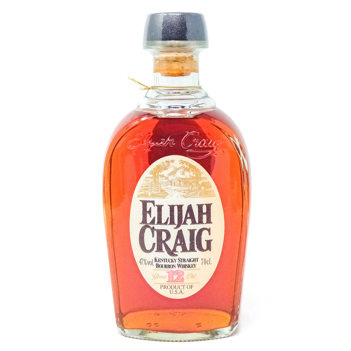 Elijah Craig 12 years old ウイスキー Elijah Craig 12 Year Old Small Batch Kentucky Straight Bourbon, 70cl,