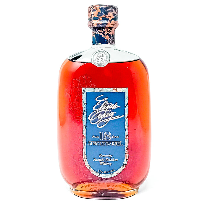 Elijah Craig 1981 18 Year Old Single Barrel No. 1141 Kentucky Straight Bourbon Whiskey, 75cl, 45% ABV
