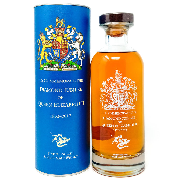 English Whisky Co. Queen Elizabeth II Diamond Jubilee Single Malt English Whisky, 70cl, 46% ABV