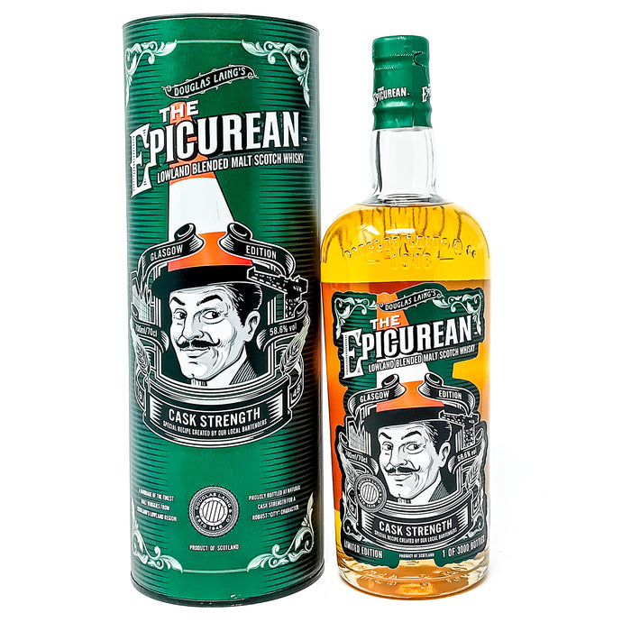 The Epicurean Glasgow Edition Lowland Blended Scotch Whisky 70cl, 58.6% ABV