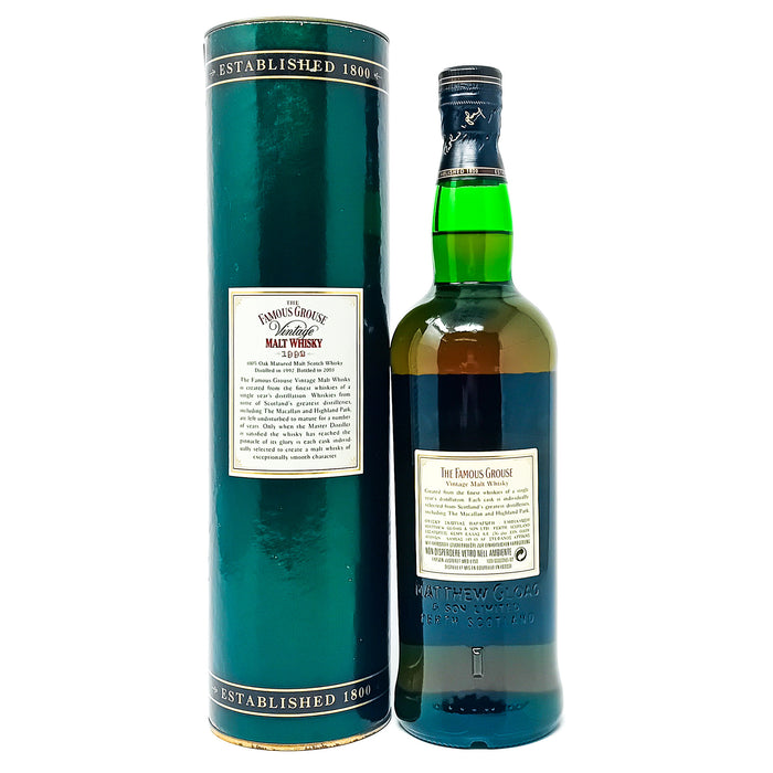 Famous Grouse 1992 Vintage Blended Malt Scotch Whisky, 70cl, 40% ABV