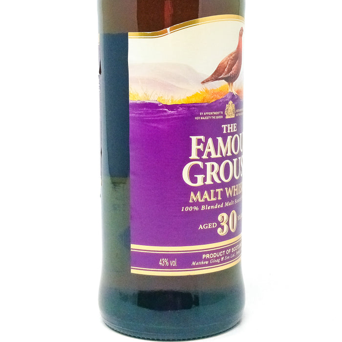 Famous Grouse 30 Year Old Blended Malt Scotch Whisky, 70cl, 43% ABV