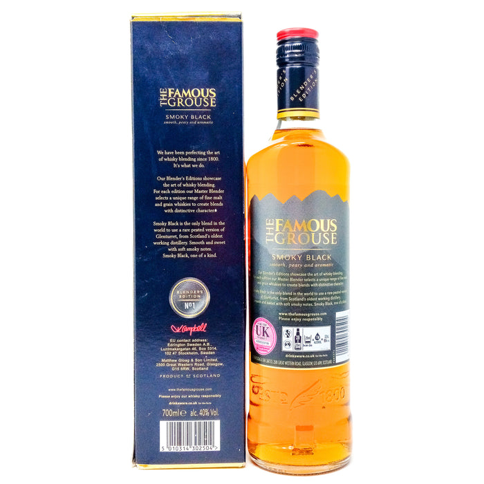 Famous Grouse Smoky Black Blended Scotch Whisky, 70cl, 40% ABV