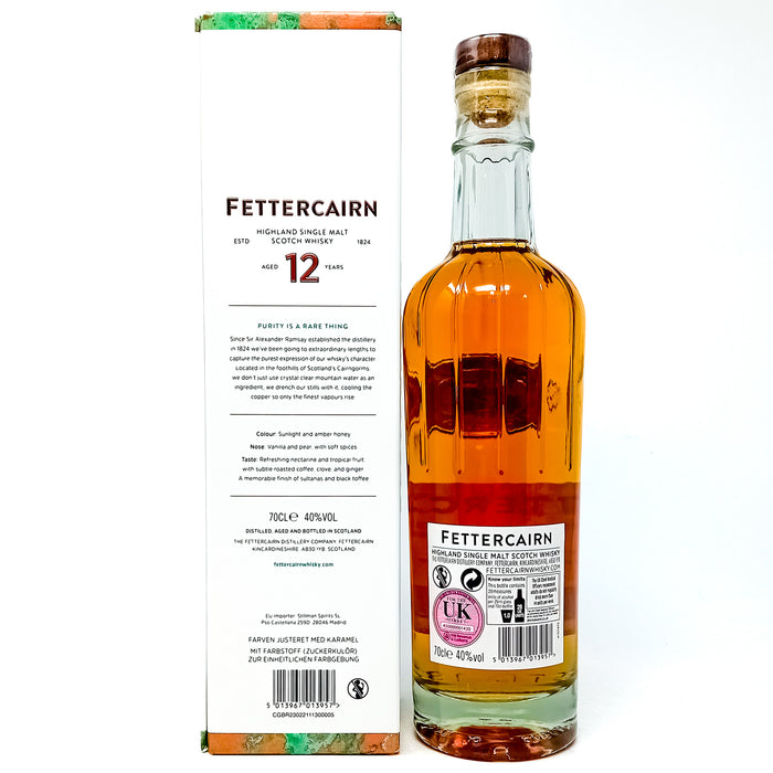 Fettercairn 12 Year Old Single Malt Scotch Whisky, 70cl, 40% ABV