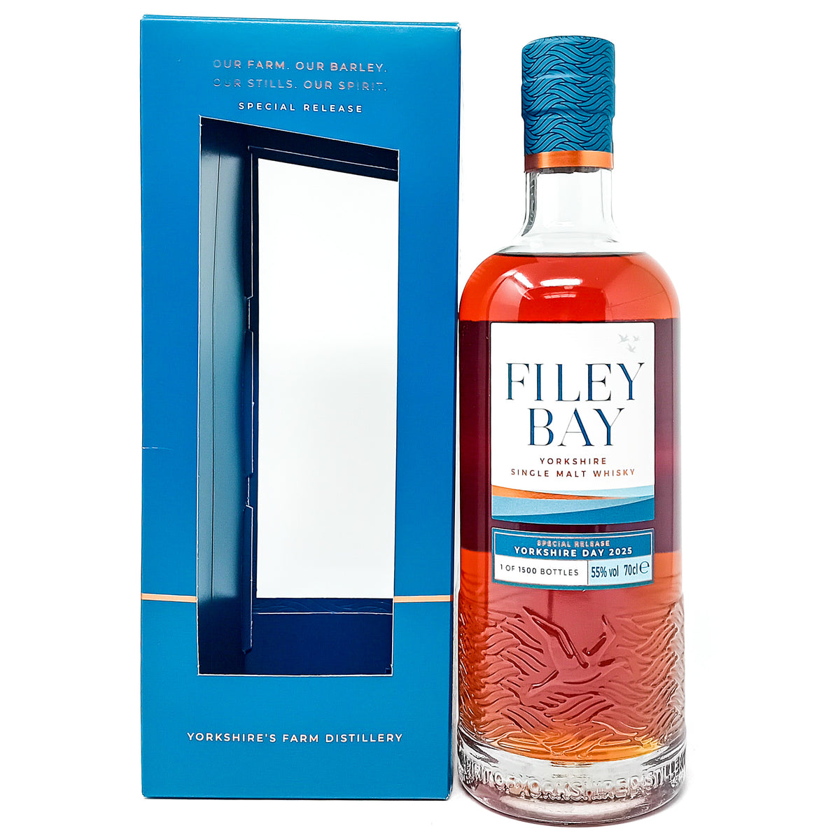 Filey Bay Yorkshire Day 2025 Single Malt English Whisky 70cl, 55% ABV