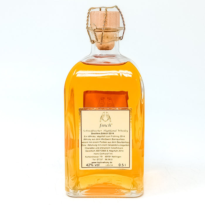 Finch Destillers Edition Schwabischer Highland Whisky, 50cl, 42% ABV