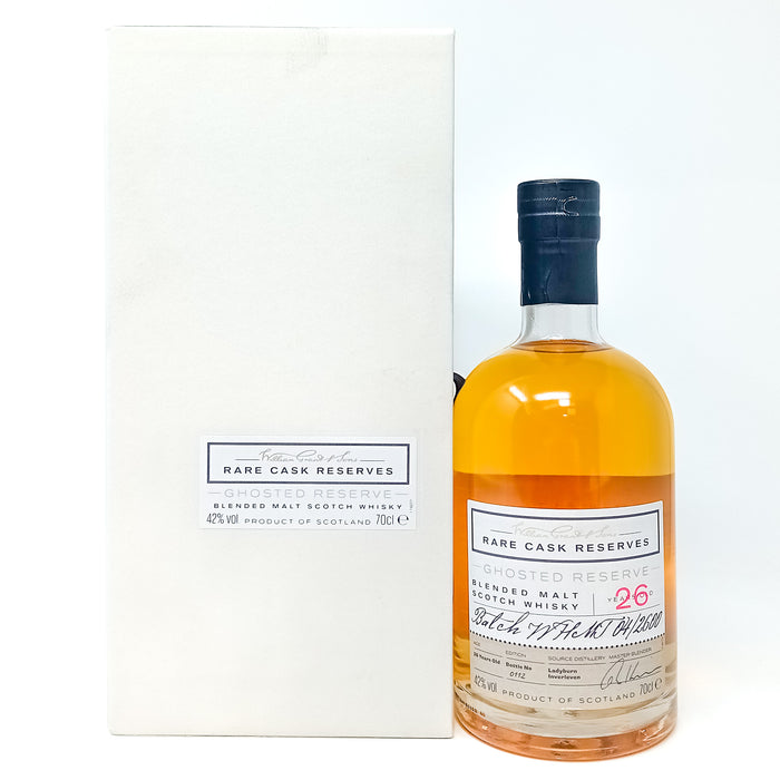 William Grant 26 Year Old Ghosted Reserve Blended Malt Scotch Whisky, 70cl, 42% ABV
