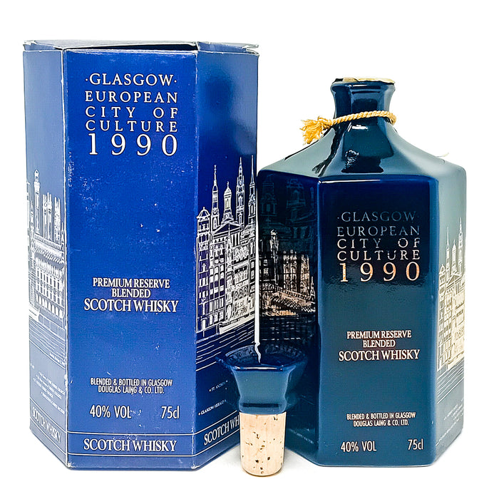 Glasgow European City of Culture 1990 Blended Scotch Whisky, 75cl, 40% ABV