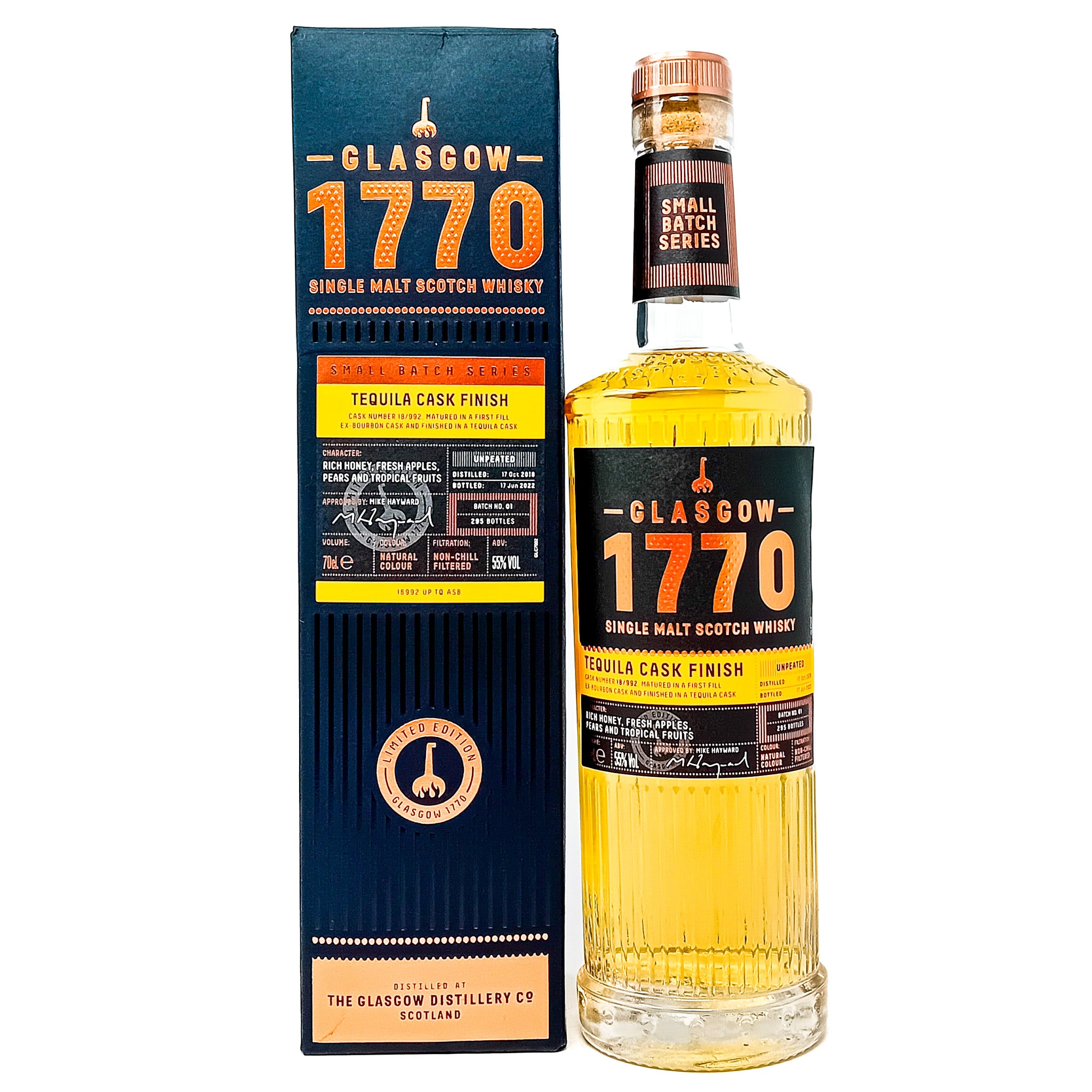 Glasgow 1770 Tequila Cask Finish Batch 01
