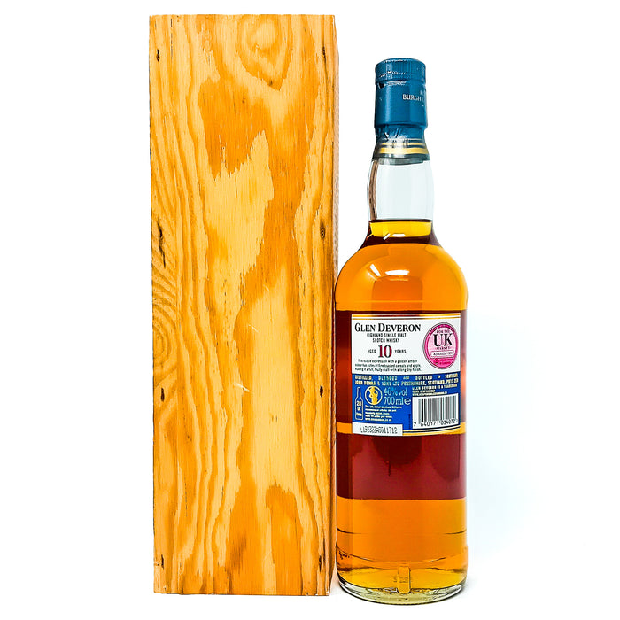 Glen Deveron 10 Year Old Single Malt Scotch Whisky, 70cl, 40% ABV