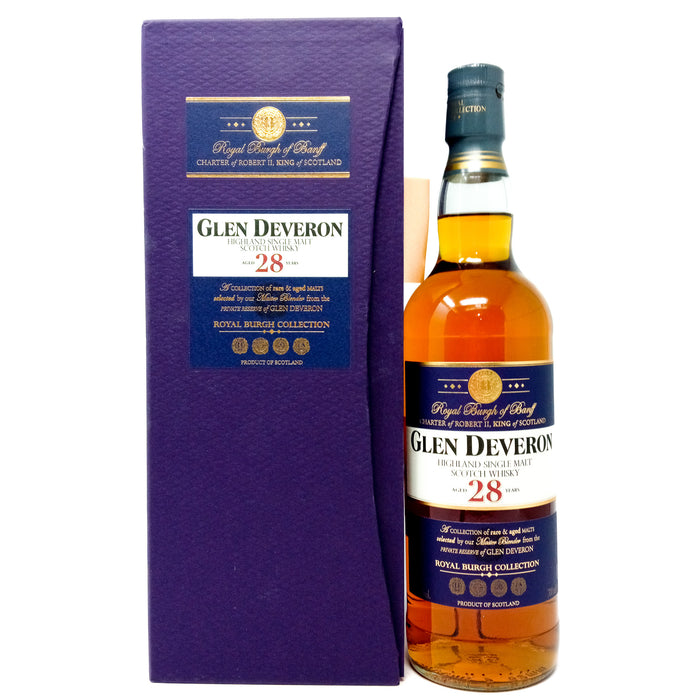 Glen Deveron 28 Year Old Single Malt Scotch Whisky, 70cl, 40% ABV