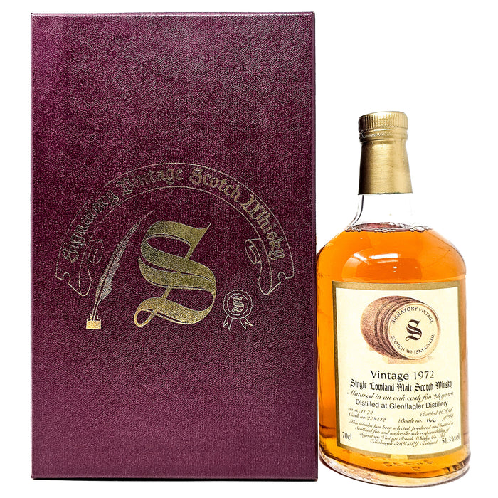Glen Flagler 1972 23 Year Old Signatory Vintage Single Malt Scotch Whisky, 70cl, 51.3% ABV