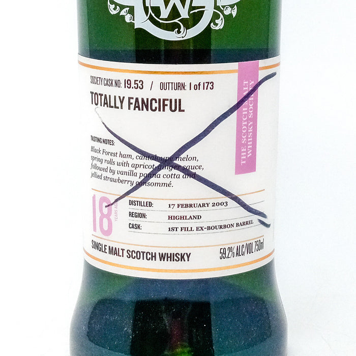 Glen Garioch 2003 18 Year Old SMWS 19.53 Single Malt Scotch Whisky, 70cl, 59.2% ABV