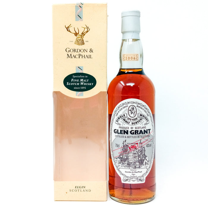 Glen Grant 1967 Gordon & MacPhail Single Malt Scotch Whisky, 70cl, 40% ABV