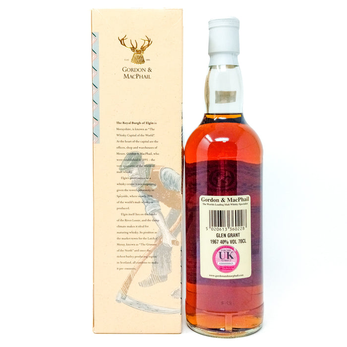 Glen Grant 1967 Gordon & MacPhail Single Malt Scotch Whisky, 70cl, 40% ABV