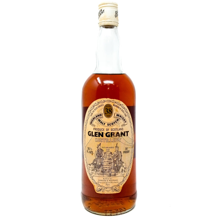 Glen Grant 38 Year Old Gordon & MacPhail 1970s Single Malt Scotch Whisky, 26 2/3 fl. ozs., 70° Proof