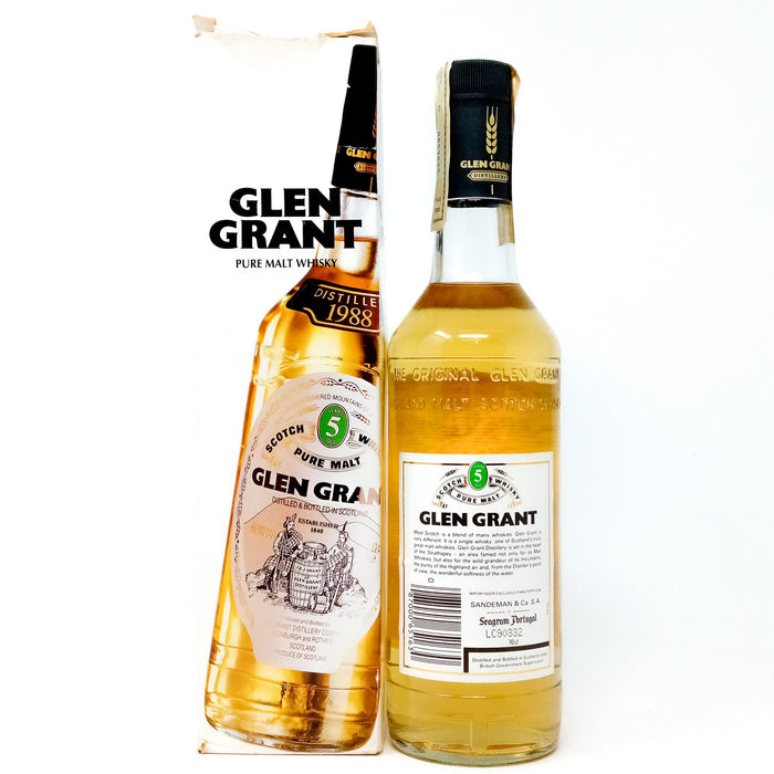 Glen Grant 1988 5 Year Old Single Malt Scotch Whisky,  70cl, 40% ABV