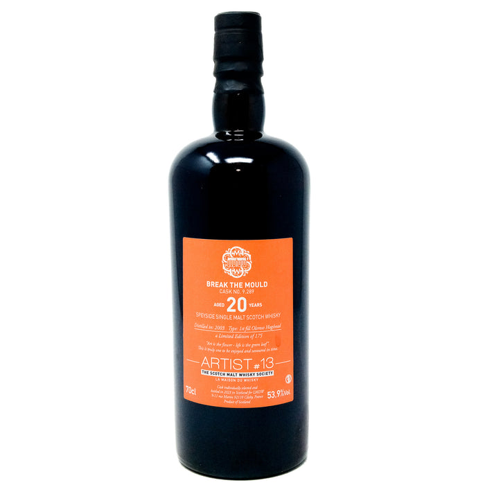 Glen Grant 2003 20 Year Old LMDW 9.289  Artist Collection #13 SMWS Single Malt Scotch Whisky, 70cl, 53.9% ABV