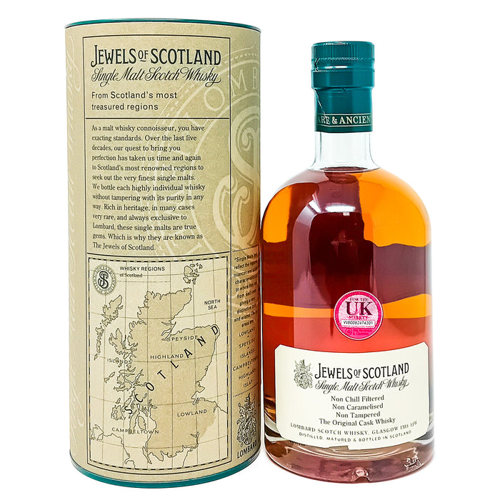 Glen Keith 1985 Lombard Jewels of Scotland Single Malt Scotch Whisky, 70cl, 41.9% ABV