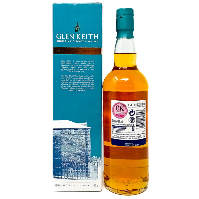 Glen Keith Distillery Edition Single Malt Scotch Whisky, 70cl, 40% ABV