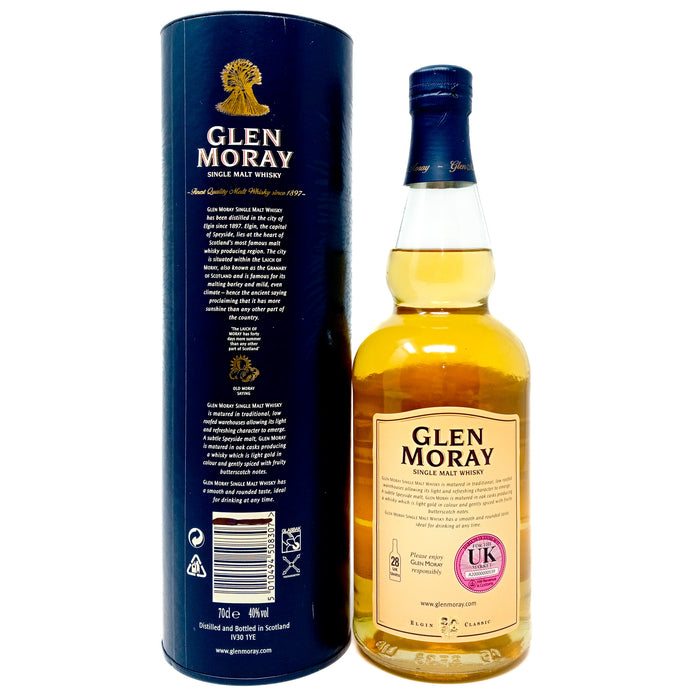 Glen Moray Single Malt Scotch Whisky, 70cl, 40% ABV