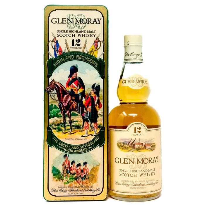 Glen Moray 12 Year Old Argyll and Sutherland Highlanders Single Malt Scotch Whisky, 75cl, 40% ABV