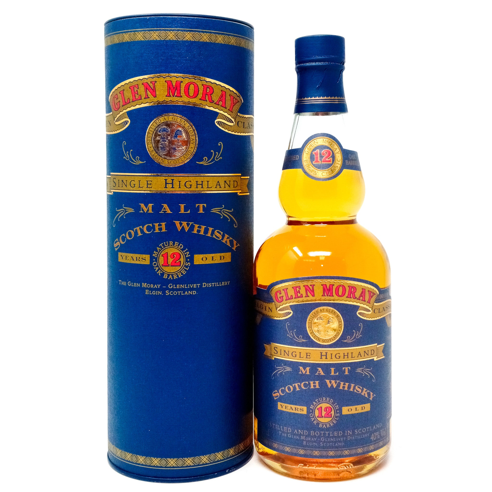Glen Moray 12 Year Old Single Malt Whisky 70cl, 40% ABV