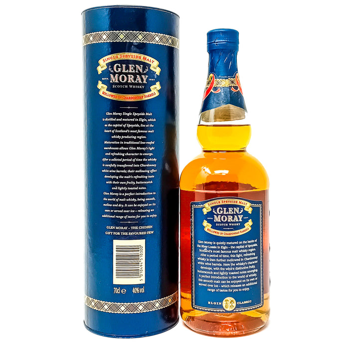 Glen Moray Chardonnay Finish Single Malt Scotch Whisky, 70cl, 40% ABV