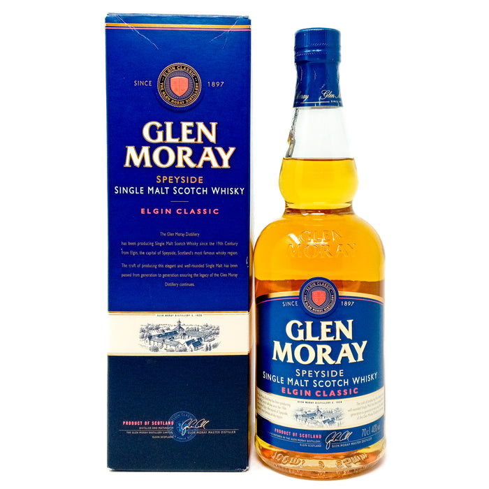 Glen Moray Elgin Classic Single Malt Scotch Whisky, 70cl, 40% ABV