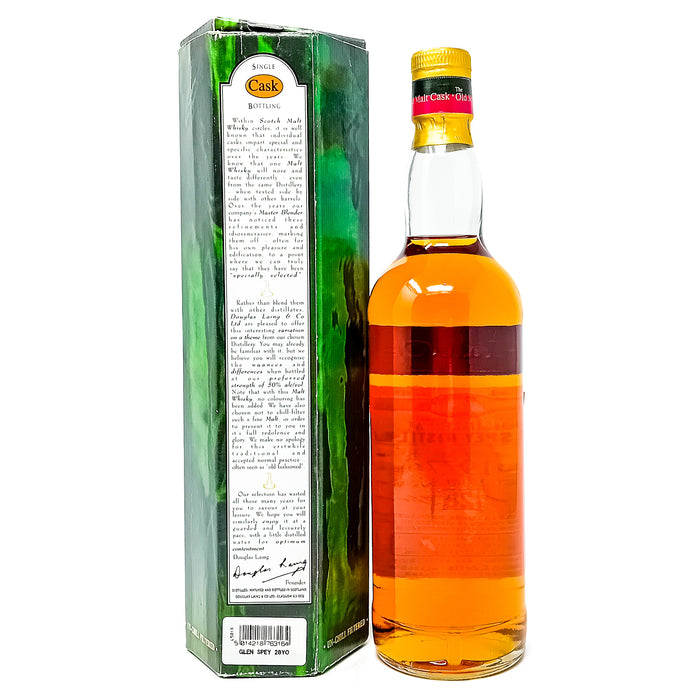 Glen Spey 1977 28 Year Old Douglas Laing Old Malt Cask Single Malt Scotch Whisky, 70cl, 50% ABV