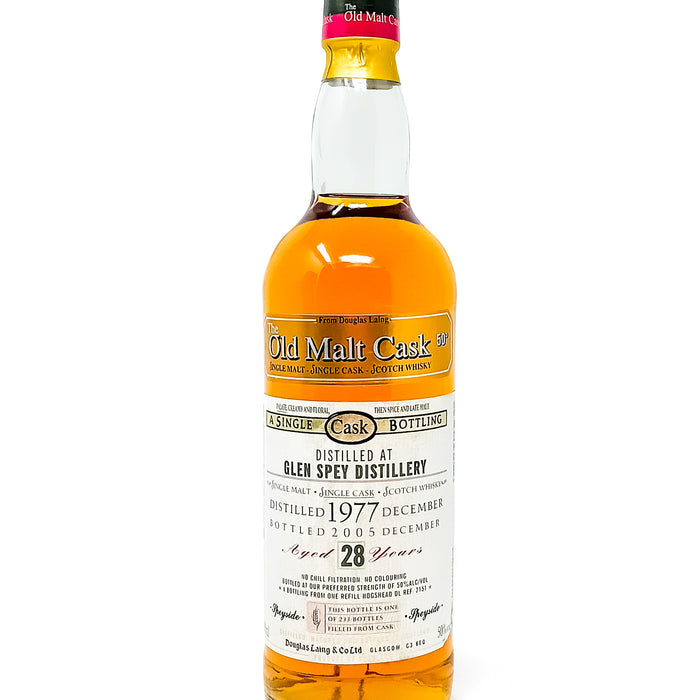 Glen Spey 1977 28 Year Old Douglas Laing Old Malt Cask Single Malt Scotch Whisky, 70cl, 50% ABV