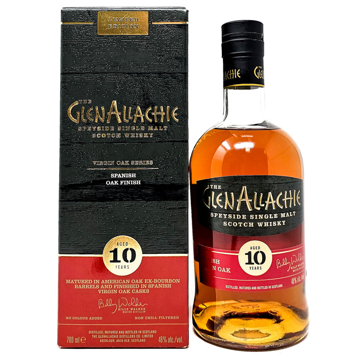 Glenallachie 10 Year Old Spanish Oak Finish Single Malt Scotch Whisky, 70cl, 48% ABV