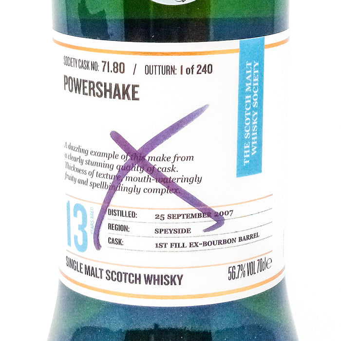 Glenburgie 2007 13 Year Old SMWS 71.80 Single Malt Scotch Whisky, 70cl, 56.7% ABV