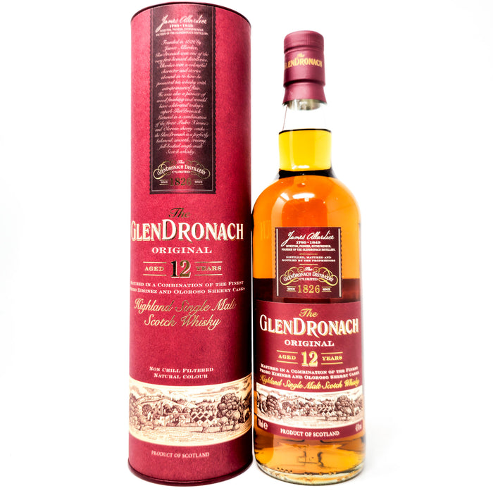 Glendronach 12 Year Old Single Malt Scotch Whisky, 70cl, 43% ABV