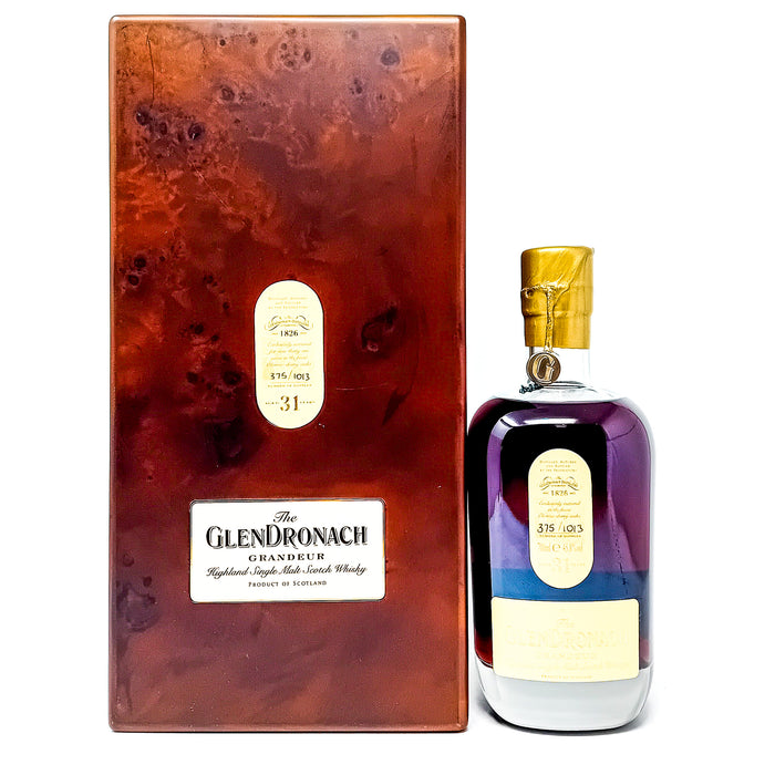 Glendronach 31 Year Old Grandeur Batch #1 Single Malt Scotch Whisky, 70cl, 45.8% ABV