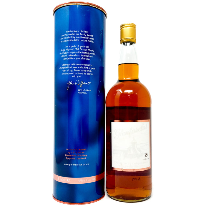 Glenfarclas 12 Year Old Single Malt Scotch Whisky, 70cl, 43% ABV